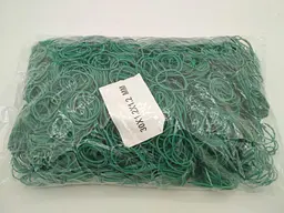 Банківські гумки, Plast, №30, зелені, 1,2 мм, діаметр 30 мм, 1 кг, для пакування та в'язання зелені
