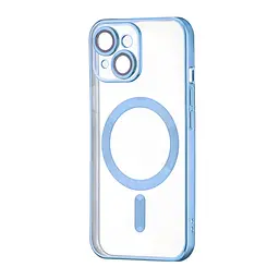 Чохол Ductil Metallic Edge with MagSafe (Protected Camera & Lens) iPhone 15 Light Blue