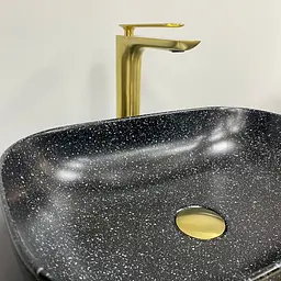 Умивальник VBI Ravenna space black matt накладний VBI-011221, Чорний матовий - мініатюра 3
