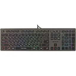 Клавіатура дротова A4Tech Fstyler FX60H USB Grey Neon backlit (USB HUB)