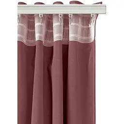 Штори на кухню та в кімнату Cosas Blueberry 180х250 см 2 шт вишня (Curtains_Cherry_180x250) - мініатюра 6