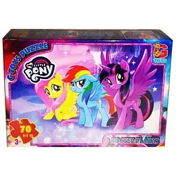 Пазл G-Toys My little Pony (Моя маленька поні), 70 ел. MLP014 (4824687632530)