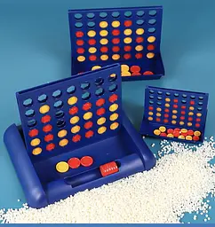Настільна гра 4 в ряд Connect Four дитяча логічна гра для двох стратегічна гра хрестики нулики вертикальна - мініатюра 5