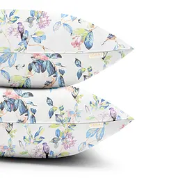 Комплект постільної білизни Cosas євро з простирадлом на резинці FLORET CS3 200 x 220 см (BirdsFlowersFoliage_El-87DarkBlue_200) - мініатюра 5