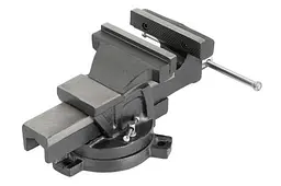 Ручні тиски поворотні слюсарні Intertool HT-0082 125 мм x 8.3кг - мініатюра 2
