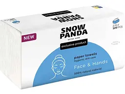Рушник паперовий СНІЖНА ПАНДА 120рул Рушники extra care Face&amp;Hands