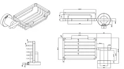 Мильниця Gappo G1802-1, латунь, хром, Хром - мініатюра 6