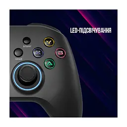 Геймпад Lorgar TRIX-510 PC iOS13 Android PS3 Bluetooth Black (LRG-GP510) - мініатюра 6