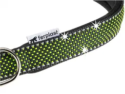 Нашийник для собак Ferplast Daytona Deluxe C25/53 нейлоновий зелено-чорний 2.5х45-53 см 77202317 - мініатюра 3