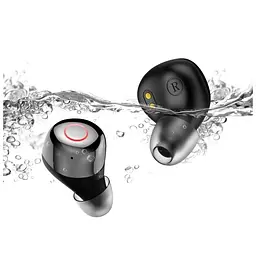 Бездротові навушники Earbuds Pixus Storm TWS, IPX7, BT5.3, 55mAh, 300mAh, 7h, Black UA UCRF - мініатюра 3