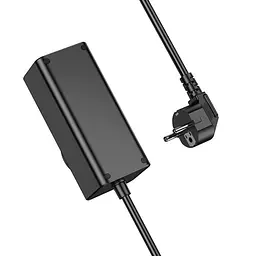 Мережевий подовжувач Hoco NS9 Wisdom 1-position(PD67W/3C1A) desktop socket(EU/GER) Чорний - мініатюра 2