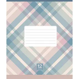 Зошит учнівський "Plaid pattern" 024-3345L-3 в лінію, 24 аркуша