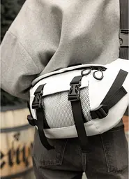 Велика жіноча поясна сумка бананка Sambag 38х21 см sum0027225 - мініатюра 4