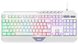 Клавіатура дротова 2E GAMING KG315 RGB White (2E-KG315UWT)