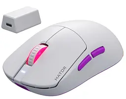 Миша HATOR Quasar 3 ULTRA 8K Wireless White (HTM771) - мініатюра 2