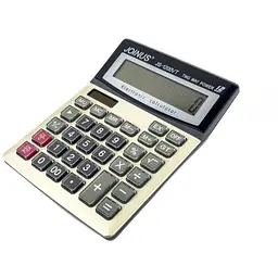 Калькулятор настільний JOINUS JS-1200VT, 12-розрядний, великий дисплей, подвійне живлення (сонячна батарея + батарейка)