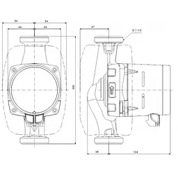 Циркуляційний насос Grundfos Alpha2 25-80 180 (99411178) - мініатюра 4