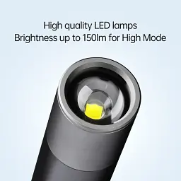 Кишеньковий ліхтар Nextool Zoom Flashlight 150 лм, алюмінієвий, 120.7х27.6 мм, 5000K - мініатюра 3