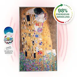 Інфрачервоний обігрівач Klarstein Wonderwall Air Art Kiss 600 Вт (10034238) - мініатюра 6