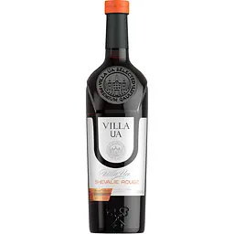 Вино Villa UA Шевал'є Руж червоне напівсолодке 0.75 л