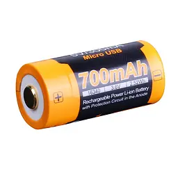 Акумулятор 16340 Fenix Li-ion 700 mAh micro usb заряджання (ARB-L16-700UP)