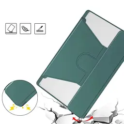 Чохол BeCover 360° Rotatable з бездротовою клавіатурою для Samsung Galaxy Tab S6 Lite 10.4 P610/P613/P615/P619 Dark Green (712406) - мініатюра 4