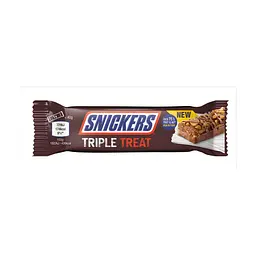 Шоколадні батончики Snickers Triple Treat 4х32 г - мініатюра 4