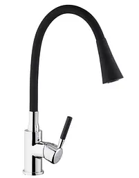 Змішувач для кухні Kroner KRM Kuche - C132BLK (CV033126) - мініатюра 3