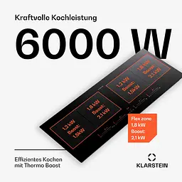 Індукційна варильна поверхня Klarstein Masterzone 90 Slim Flex (10045796) - мініатюра 6