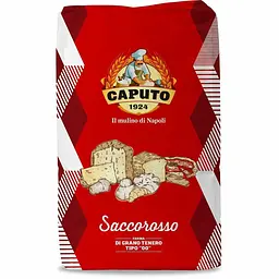 Борошно Caputo Saccorosso Farina di Grano Tenero Tipo "00" м'яких сортів пшениці 5 кг