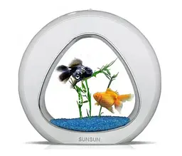 Акваріум SunSun YA-01 білий 4 л 29х15х26 см
