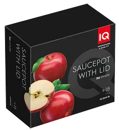 Каструля з покриттям IQ Be Simple 1.7 л 18 см IQ-2049-18 - мініатюра 3