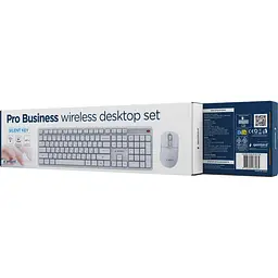 Комплект (Клавіатура та миша) Gembird KBS-WMS-01-W-CYRL White (KBS-WMS-01-W-CYRL) - мініатюра 5
