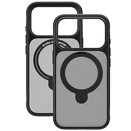 Чохол TPU+PC Blueo Skin Friendly 360 Rotatable Stand with MagSafe для Apple iPhone 17 Pro Max 6.9" Black - мініатюра 3