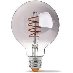 Світлодіодна лампа LED Videx Filament G95FGD 4W E27 2100K дімерна графіт (VL-G95FGD-04272) - мініатюра 2