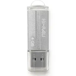 Флеш накопичувач USB 4Gb Hi-Rali Corsair сріблястий USB 2.0 (HI-4GBCORSL)