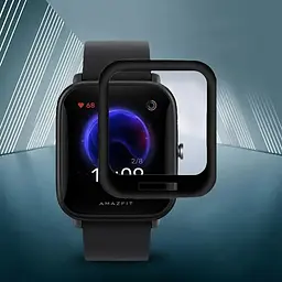 Захисна плівка BeCover для Amazfit Bip U Pro Black (706054) - мініатюра 4