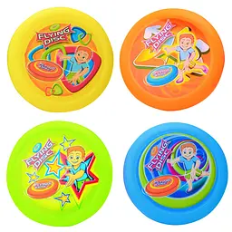 Літаючий диск фрісбі пластиковий Flying Disc з принтом (YG42J) в асортименті