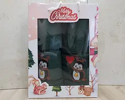 Набір новорічних рушників Gulcan 50x90+70х140 Merry Christmas Green - мініатюра 5