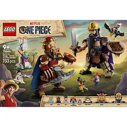 Конструктор LEGO One Piece Доррі проти Броґі: гіганти Малого Саду 733 ел. (75644)