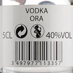 Горілка Ora Vodka, 40%, 0,05 л - мініатюра 3
