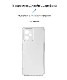 Чохол ArmorStandart Air для Realme C35 Camera cover Clear - мініатюра 2
