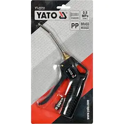 Пістолет пневматичний продувальний YATO з соплом l=110 мм (YT-23731) - мініатюра 3