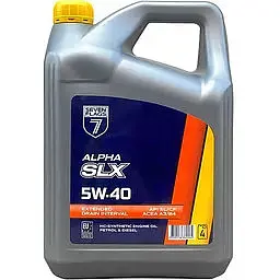 Автомобільна моторна олива 7FLAGS Alpha SLX 5W-40 4л - мініатюра 2