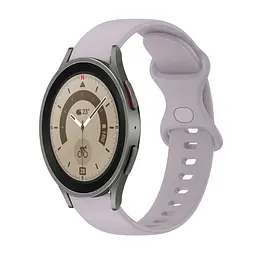 Ремінець силіконовий для смарт-годинника BeWatch Amazfit універсальний 20 мм Лавандовий (101N3S08.2) - мініатюра 5