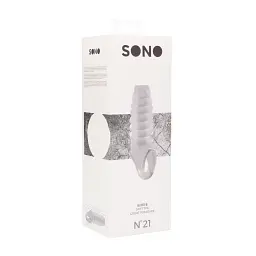 Насадка на пеніс Sono Dong Extension No.21, 20.5 см (прозорий) - мініатюра 6