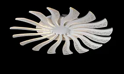 Люстра стельова LED Splendid Ray LK39265/16 BIG, 160W, білий, сучасний стиль, з пультом, 80 см - мініатюра 4