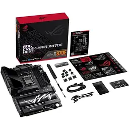 Материнська плата Asus ROG Crosshair X870E HERO sAM5 X870E 4xDDR5 M.2 HDMI WiFi BT ATX - мініатюра 2