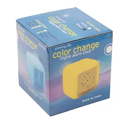 Годинник нічник COLOR CHANGING CLOCK - мініатюра 6