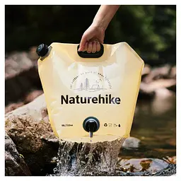 Відро складне Naturehike CNK2450CF027 для води 10 л, жовте (6927595798355) - мініатюра 10